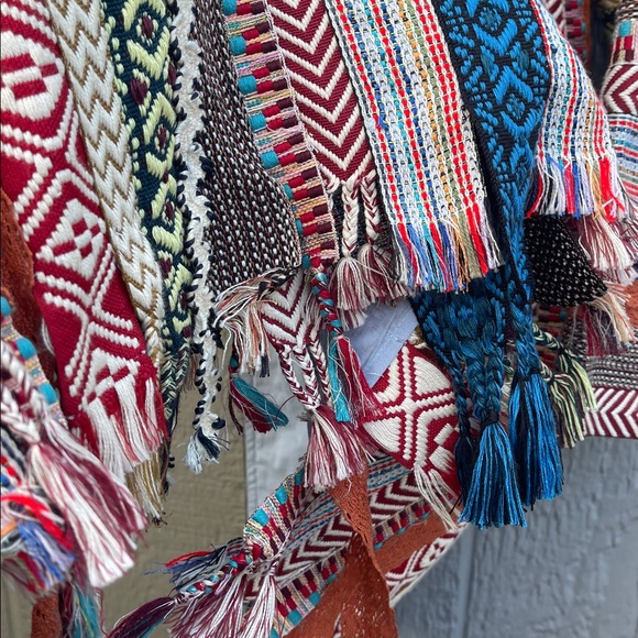 Zara Embroidered Jacquard Coat Jacket Festival - Picture 12 of 16